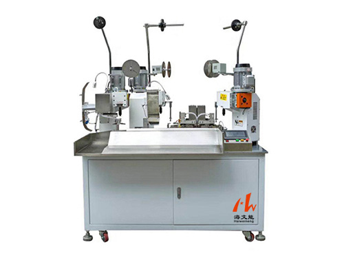 全自動三端合壓端子機HWN-AT806全自動雙線并打端子機